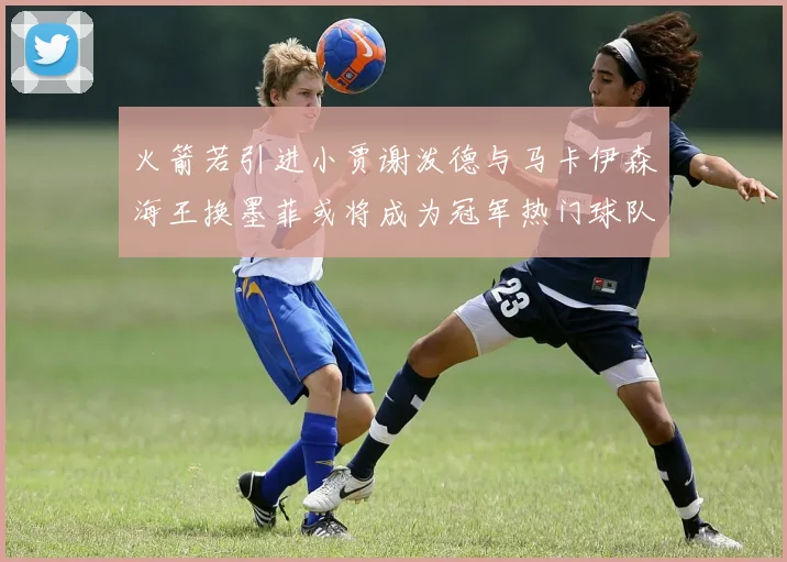 火箭若引进小贾谢泼德与马卡伊森海王换墨菲或将成为冠军热门球队
